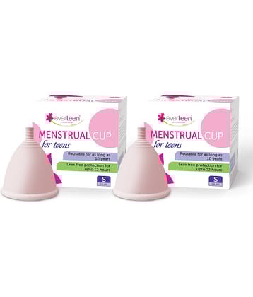 Everteen Silicone Reusable Menstrual Cup Extra Small ( Pack of 2 )