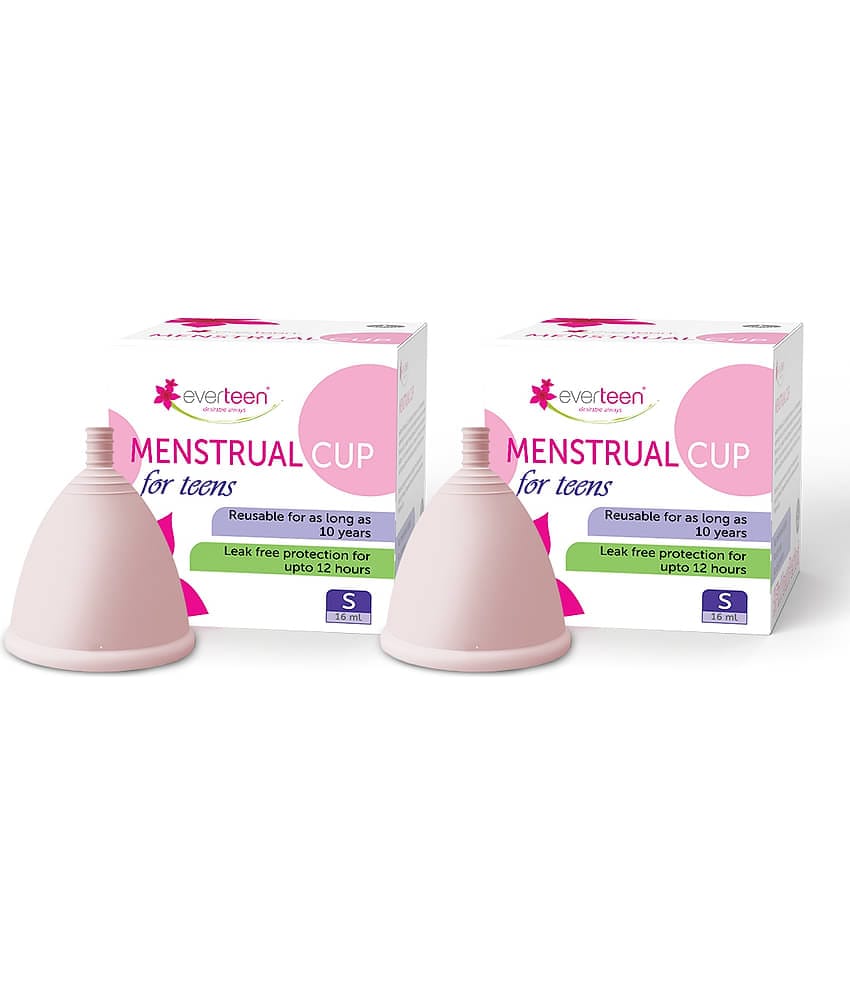 Everteen Silicone Reusable Menstrual Cup Extra Small ( Pack of 2 )