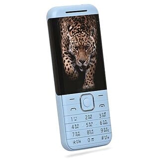 Karbonn new K531 ( Dual Sim, 2.4 Inch Display, 1750 mAh Battery, Skyblue Black)