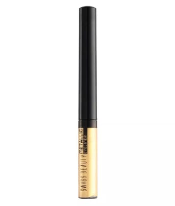 Swiss Beauty Metallic Liquid Eyeliner (Gold), 3.2ml