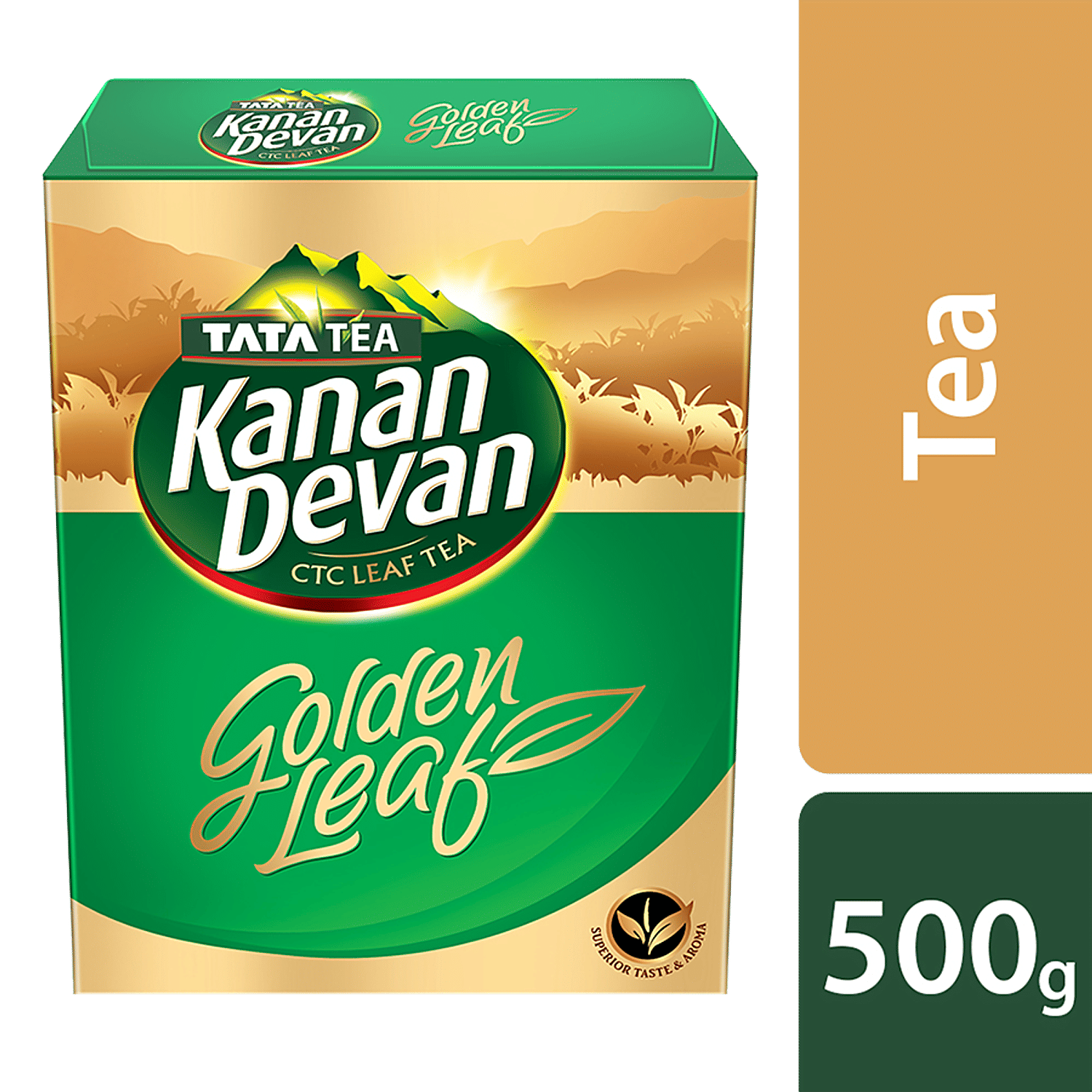 Tata Tea Kanan Devan Golden Leaf - Black Tea From The Highest Hills, 500 g