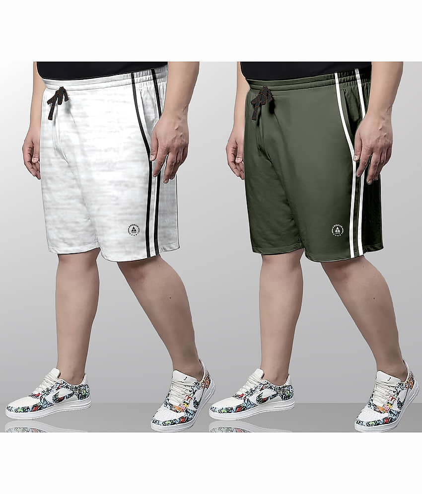 Ardeur Multi Cotton Blend Men's Shorts ( Pack of 2 )