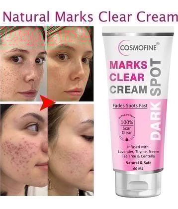 COSMOFINE Marks Clear Cream, Dark Spot Removal Cream, Day Cream All Skin Type Neem (60 ml)