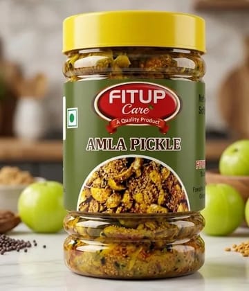 FitUp Care Premium Amla Pickle (Gooseberry Pickle) - Homemade Style, 100% Vegetarian 500g FitUp Care Premium Amla Pickle (Gooseberry Pickle) - Homemade Style, 100% Vegetarian 500g