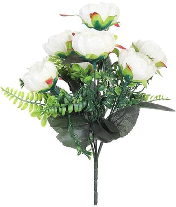 RealPBR - White Rose Artificial Flower ( Pack of 1 )