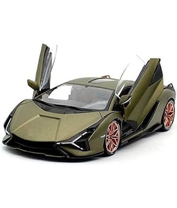 FEDIFU  Alloy Metal Pull Back Die Cast Car 1:32 Lamborgini Miletry Diecast Metal Pullback Toy Car With Openable Doors & Light, Music Boys Gifts Toys For Kids