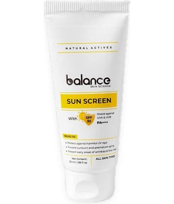 Balance Skin Science SPF 30 Sunscreen Lotion For All Skin Type ( Pack of 1 )
