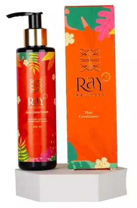 Ray Wellness Hair Conditioner with Almond Oil and Walnut Oil for Dry and Frizzy Hair 200 ml