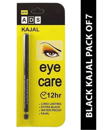 ADS Eye Care Kajal Pencil 12Hrs Black Pack of 7