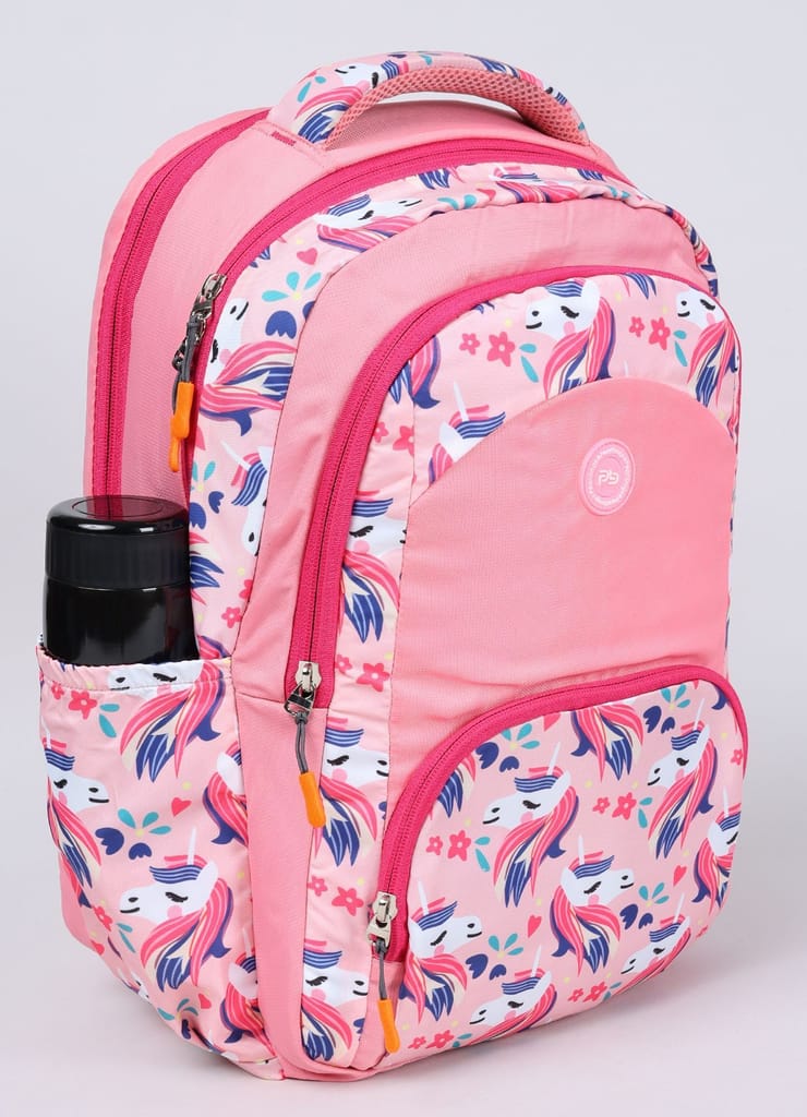 PB Pearlbags LARSEN 21L Printed Casual Backpack,3 Compartment,Premium Fabric,Water Resistant Anti Theft,School & College Bag for Boys and Girls,Office & Travel Bag for Men and Women,46X31X15 Cms