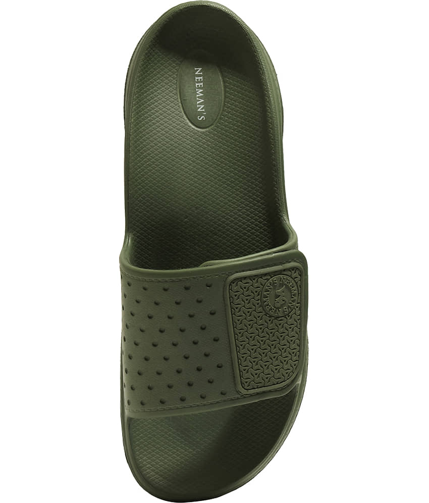 Neemans Jumbo Slides Olive Men's Slide Flip Flop