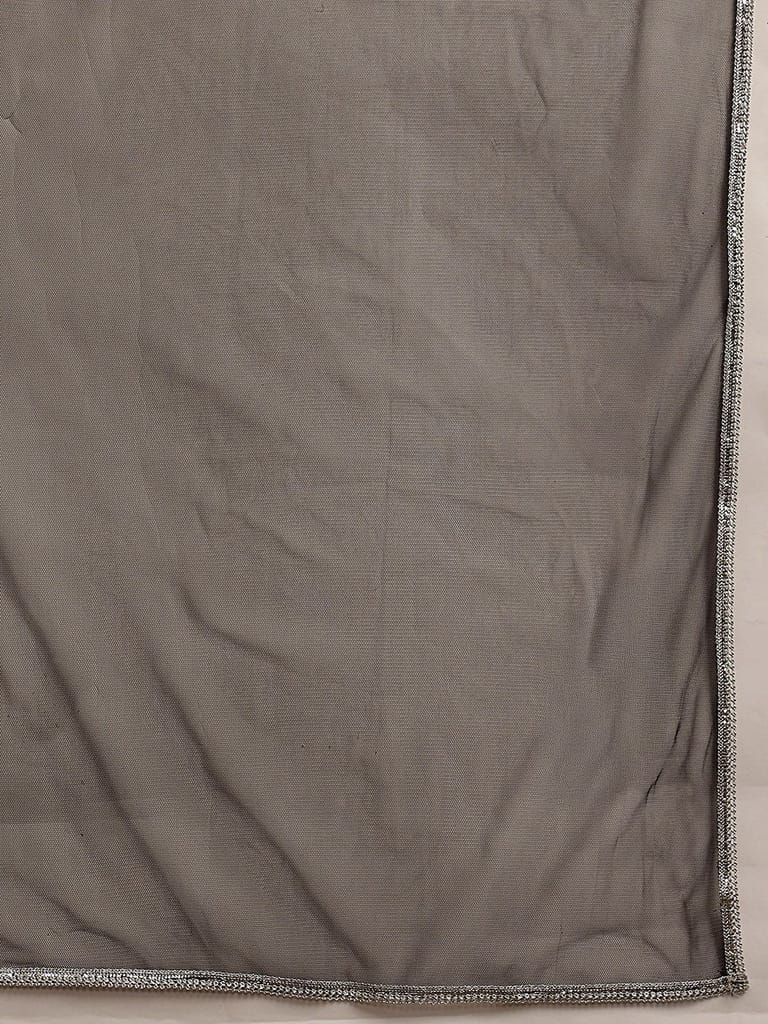 Lurex Emb Linen 3 Piece Kurta Set