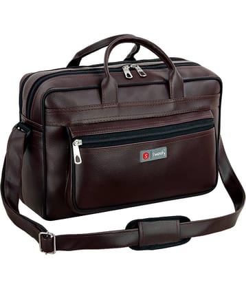 Swanky Brown Solid Messenger Bag