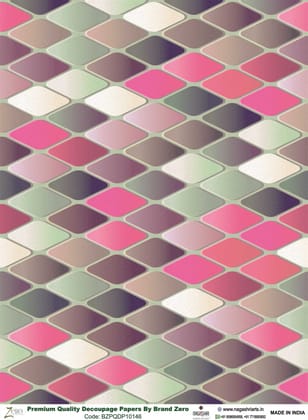 Brand Zero Premium Quality Decoupage Paper Pack of Two - Design Code: BZPQDP10146