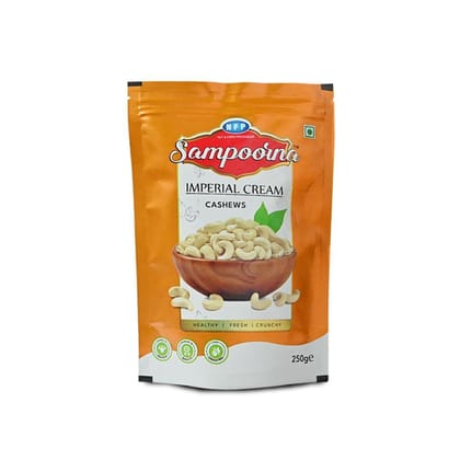 Sampoorna Foods Imperial Cream, Whole premium Cashews 250 G Sampoorna Foods Imperial Cream, Whole premium Cashews 250 G