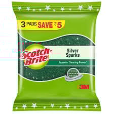 SCOTCH BRITE SILVER SPARKS BIG 3PCS