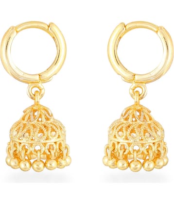 Vighnaharta - Golden Drop Earrings ( Pack of 1 )