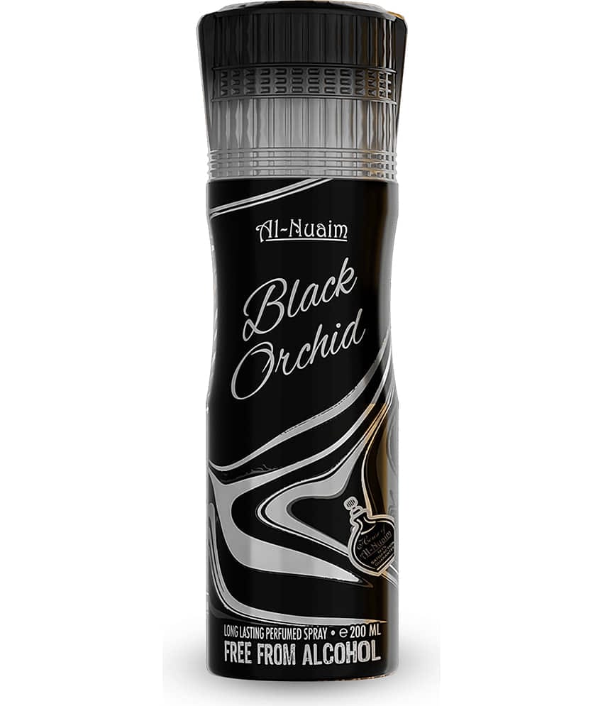 Al-Nuaim Black Orchid Deodorant Spray for Unisex 100 ml ( Pack of 1 )