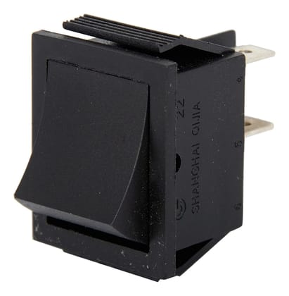 MM TOYS - 6V/12V Accelerator Foot Pedal Reset Switch-Control Switch, 6 Pins, Easy Installation, Black - For Kids Ride On Toys & Science Projects