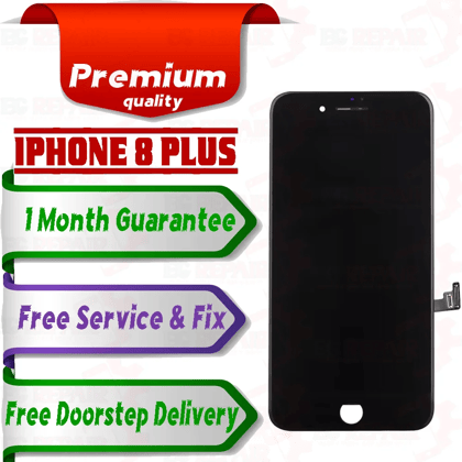 Apple iPhone 8 plus  (display glass combo folder) Mobile Display LCD Screen With Touch..