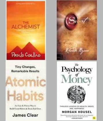 The Alchemist + The Secret + Atomic Habits + The Psychology of Money