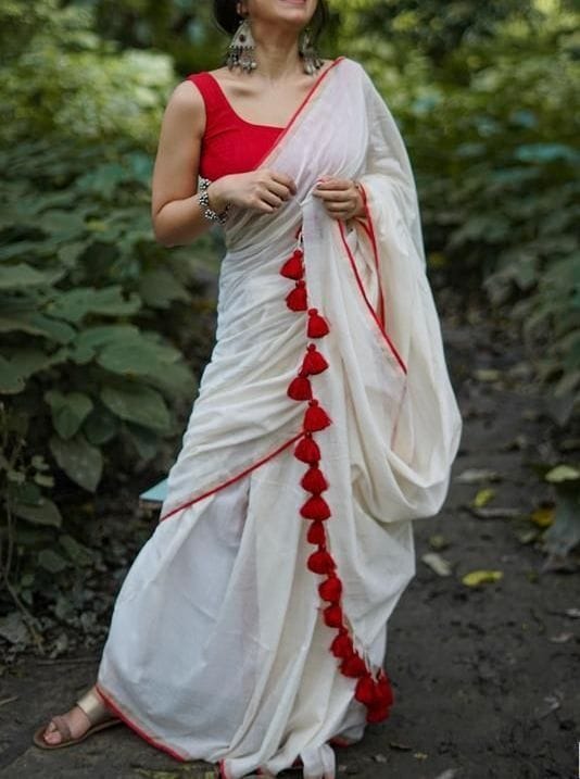 Handwoven Cotton Saree