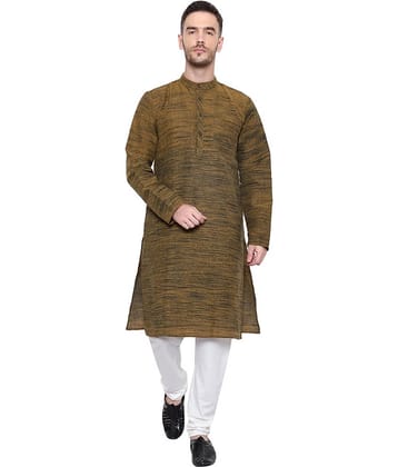 Latest Chikan - Maroon Cotton Blend Men's Regular Kurta ( Pack of 1 )
