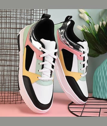 John Karsun D2-P4 White Men's Sneakers