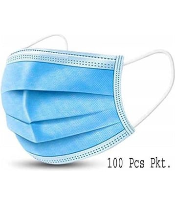 bq BLAQUE 3 Ply Disposable Face Mask - 100 Pcs