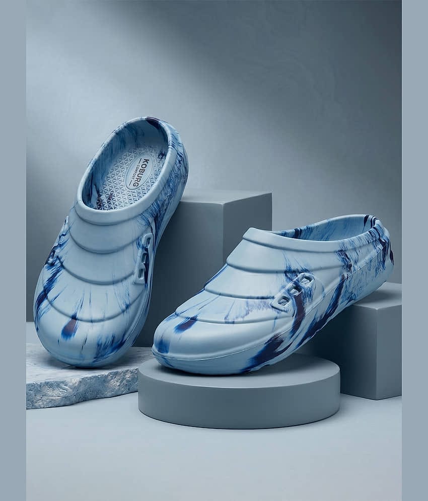 koburg - Blue Men's Clogs