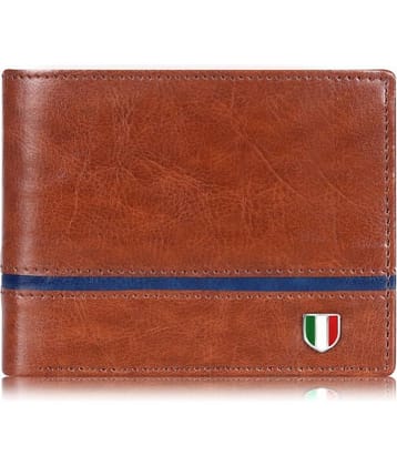 GIOVANNY - Brown Faux Leather Men's Regular Wallet ( Pack of 1 )