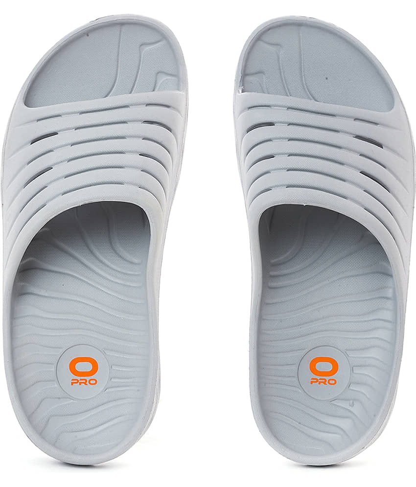 KHADIM Grey Men's Slide Flip Flop