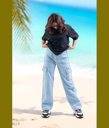 9x denims - Blue Denim Regular Fit Women's Jeans ( Pack of 1 )