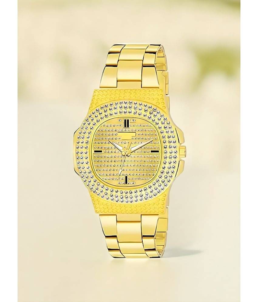 DECLASSE Gold Metal Analog Men's Watch