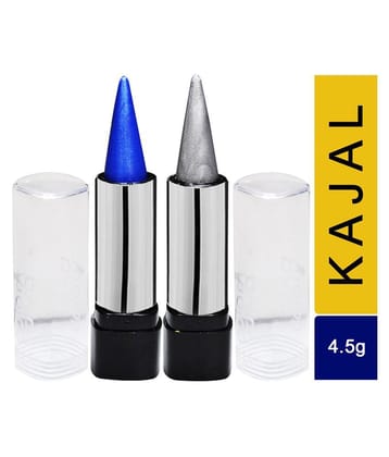 Color Diva Kajal Stick Silver, Blue Pack of 2 4 g