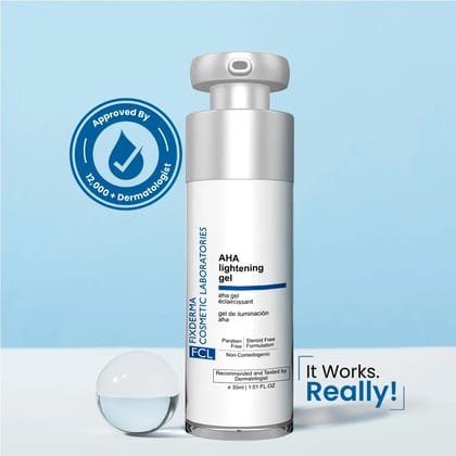 FCL AHA Lightening Gel – Brightening Solution for Uneven Skin Tone-30ML