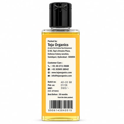 Pure Almond Oil 100ml | Pure Almond Oil | Cold-pressed Unrefined | One of the most popular oils for Skin & Hair care | Full of Vitamin A, D & E | Nourishing Fatty Acids & Minerals