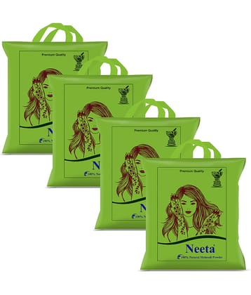 Neeta 100% Natural Mehendi Powder 250g Pack of 4, Pure Rajasthani Henna Powder with GI Tag for Hair, Hands & Feet