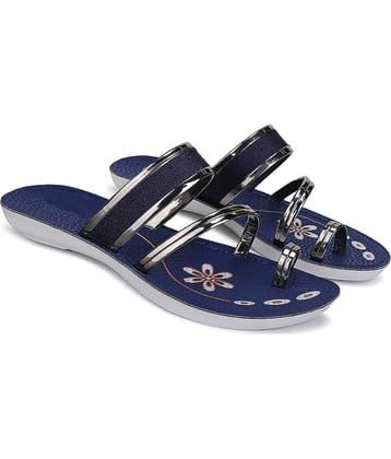 PENNEN Blue Women's Thong Flip Flop