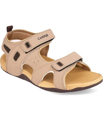 Campus - Beige Men's Floater Sandals
