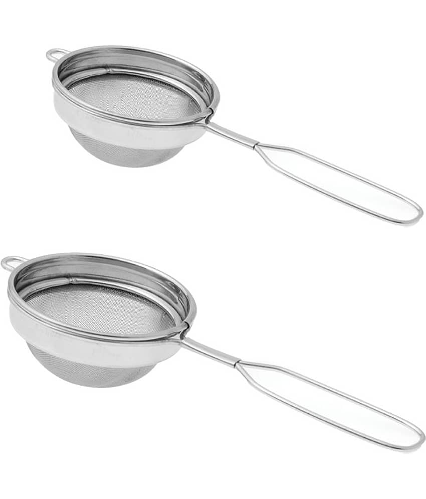 Dynore Set of 2 Classic wire handle Tea strainer Size 9 & size 9.5