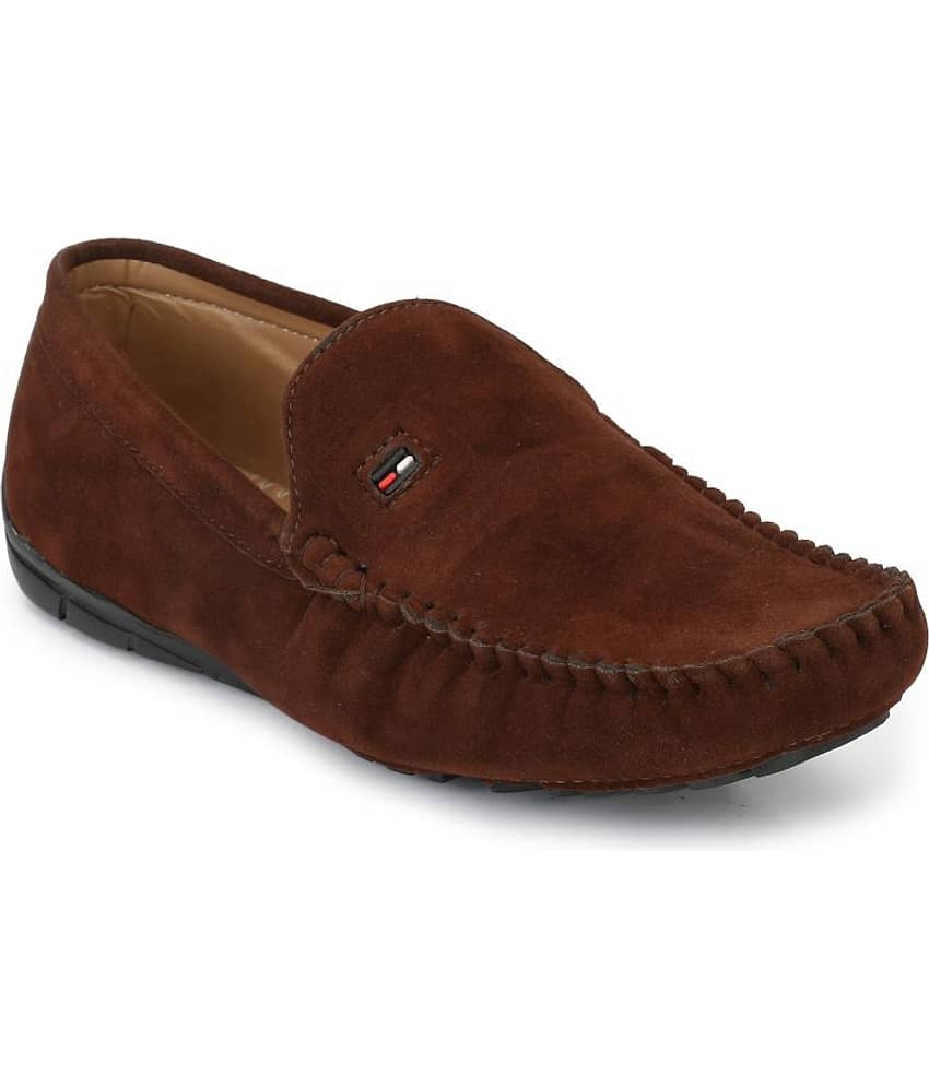 Big Fox - Brown Men's Slip on loafers