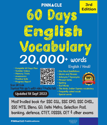 Pinnacle SSC 60 Days English Vocabulary 3rd Edition