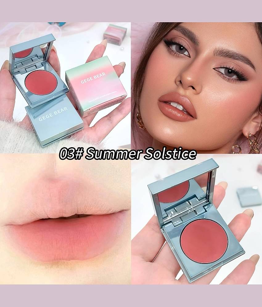 DAIMANPU Pressed Powder Blush Red 2.5 g