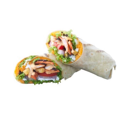 Tawa chicken wrap