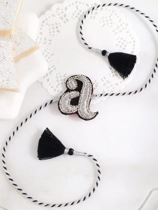 Custom Initial Brother Rakhi-A