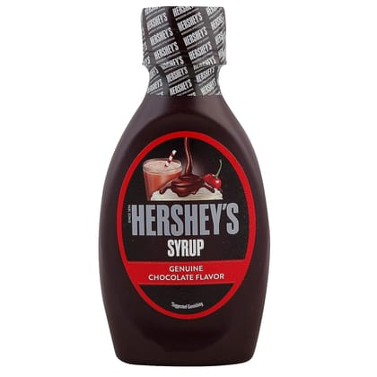 HERSHEY'S Chocolate Flavored Syrup | Delicious Chocolate Flavor | 200 g Bottle|Liquid