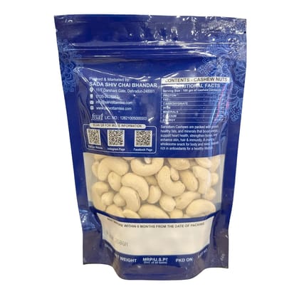Sarvottam Premium Cashew | Jumbo Whole Cashew Nuts W210 | Rich Creamy Flavor, High Protein | Hand-Picked Natural Dry Fruits