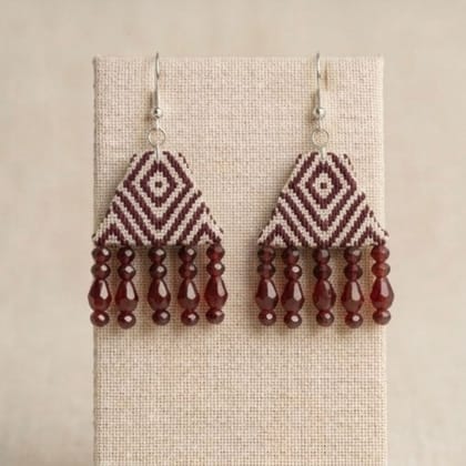 Tribal Handloom Trapezoid Earrings Tribal Handloom Trapezoid Earrings