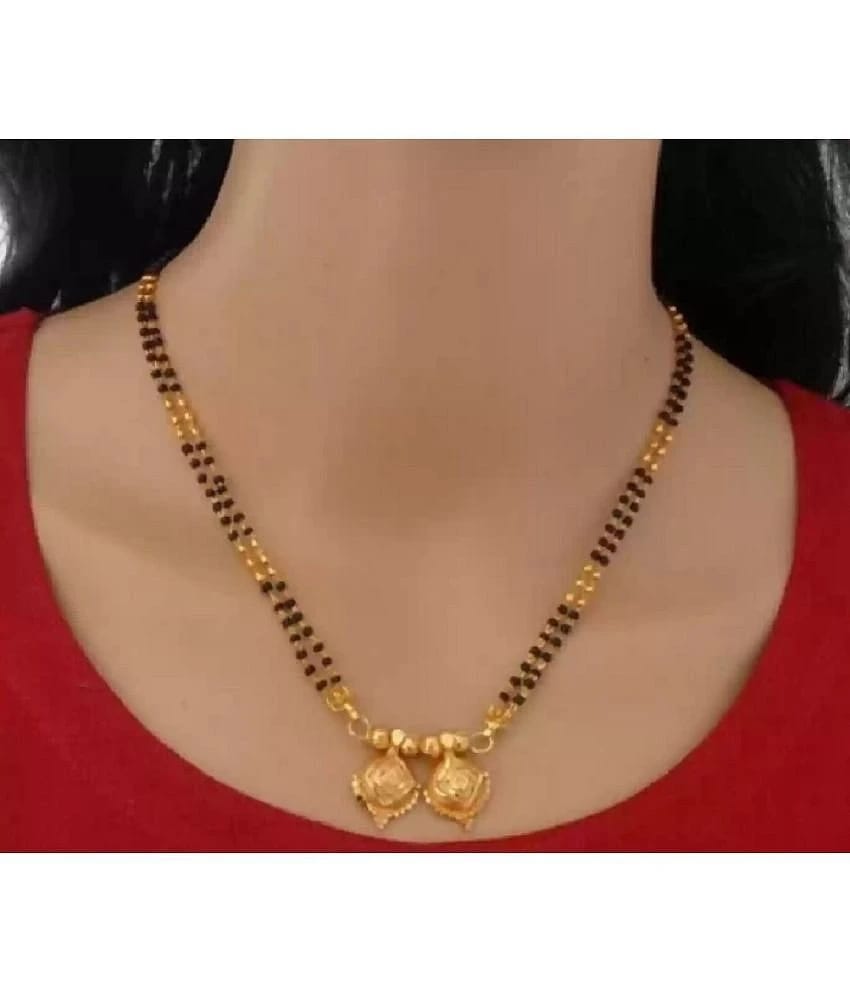Soni jewellery Golden Mangalsutra ( Pack of 1 ) - Golden